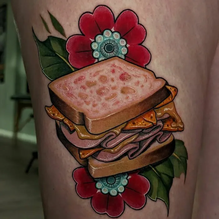 Made This Sammich The Other Day, Really Stoked On It So I Hope Your Eyeballs Enjoy Looking At It