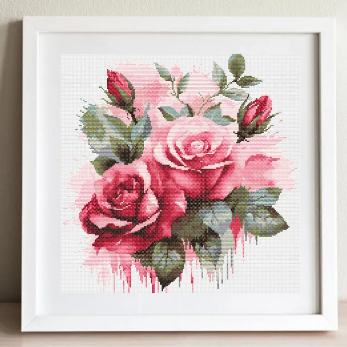 Cross Stitch Patterns: 12 Flower Ideas