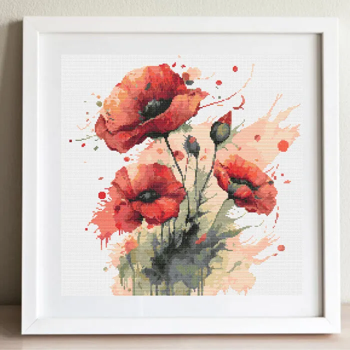 Cross Stitch Patterns: 12 Flower Ideas