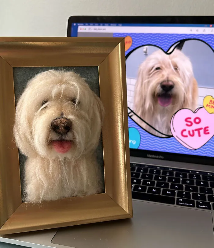Anneli Kirby Turns Wool Into Three-Dimensional Dog Portraits, And Here Are Her 37 Best Works