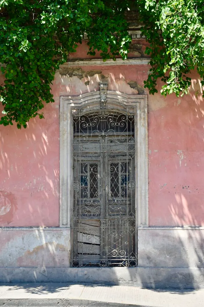 An Alluring Facade In A Street In Merida, Mexico