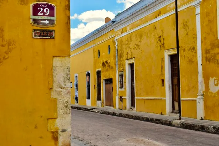 A Street Corner In Izamal, Yucatan, Mexico