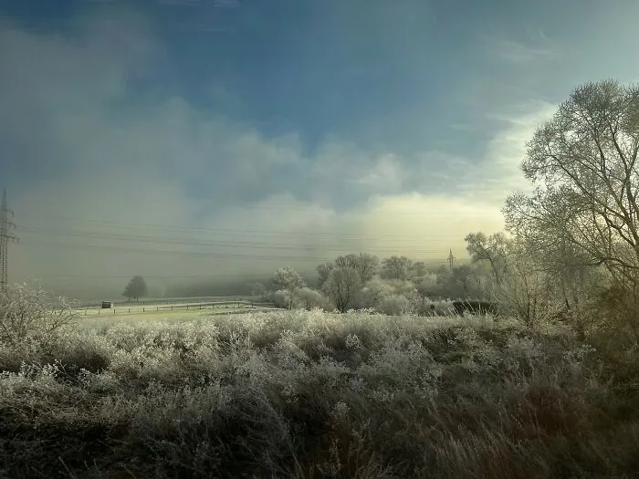 December Train Ride To Frankfurt