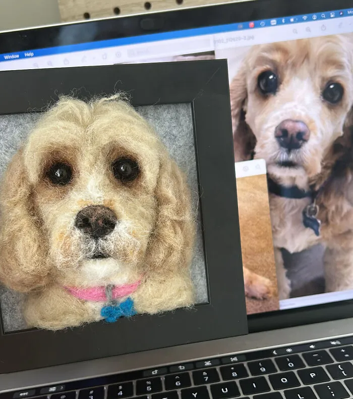 Anneli Kirby Turns Wool Into Three-Dimensional Dog Portraits, And Here Are Her 37 Best Works