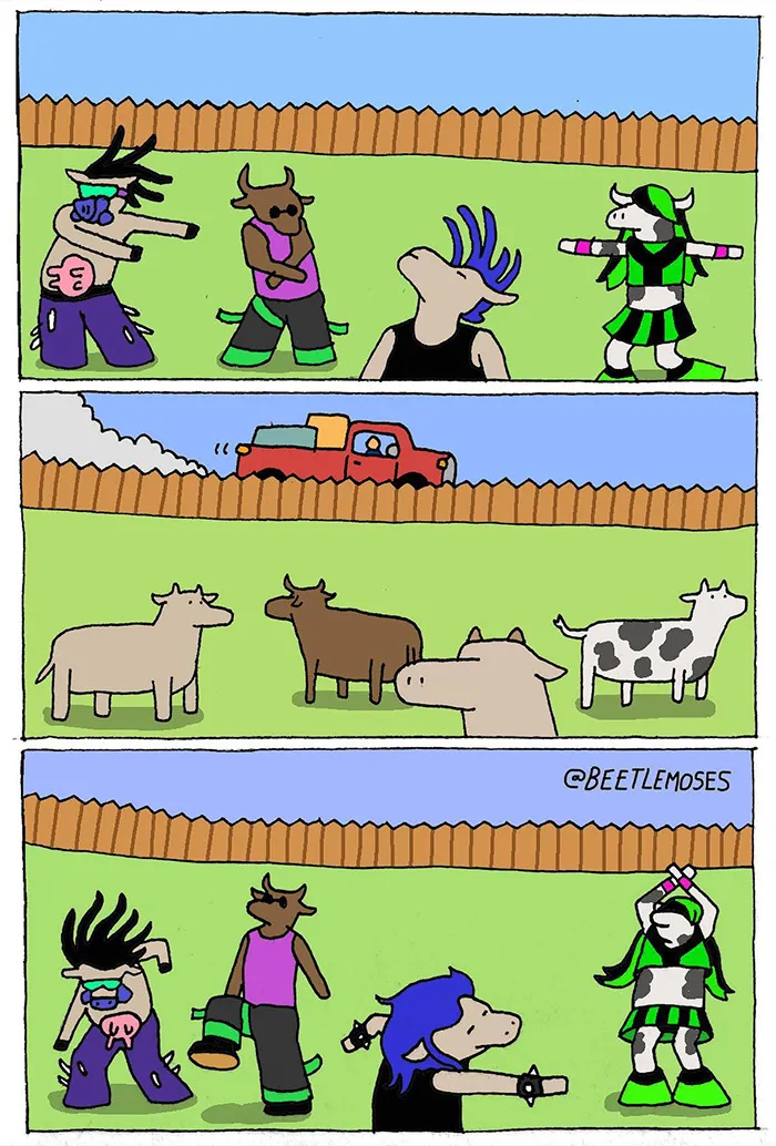 35 Ridiculous Comics With Unexpected Endings By This Artist