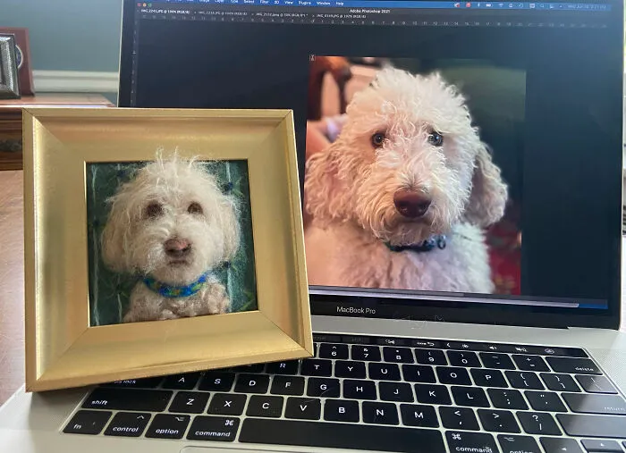 Anneli Kirby Turns Wool Into Three-Dimensional Dog Portraits, And Here Are Her 37 Best Works