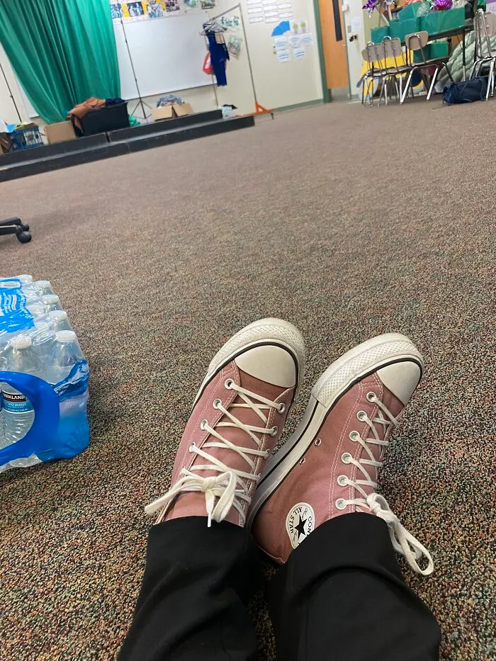 Pink Converse!