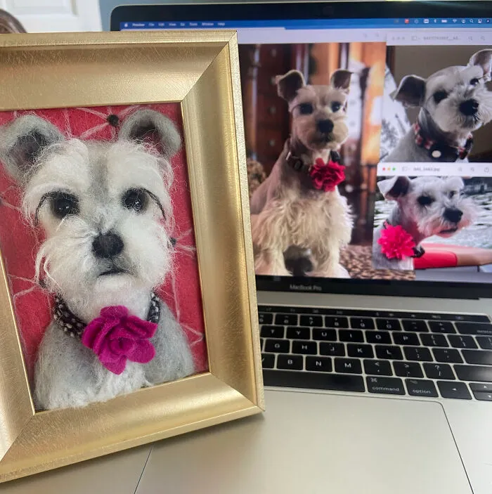 Anneli Kirby Turns Wool Into Three-Dimensional Dog Portraits, And Here Are Her 37 Best Works