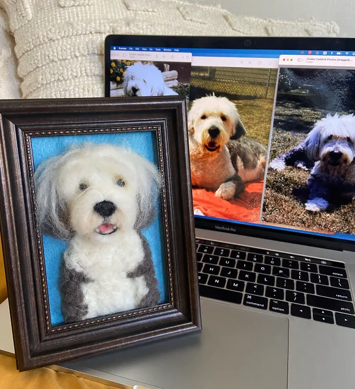 Anneli Kirby Turns Wool Into Three-Dimensional Dog Portraits, And Here Are Her 37 Best Works