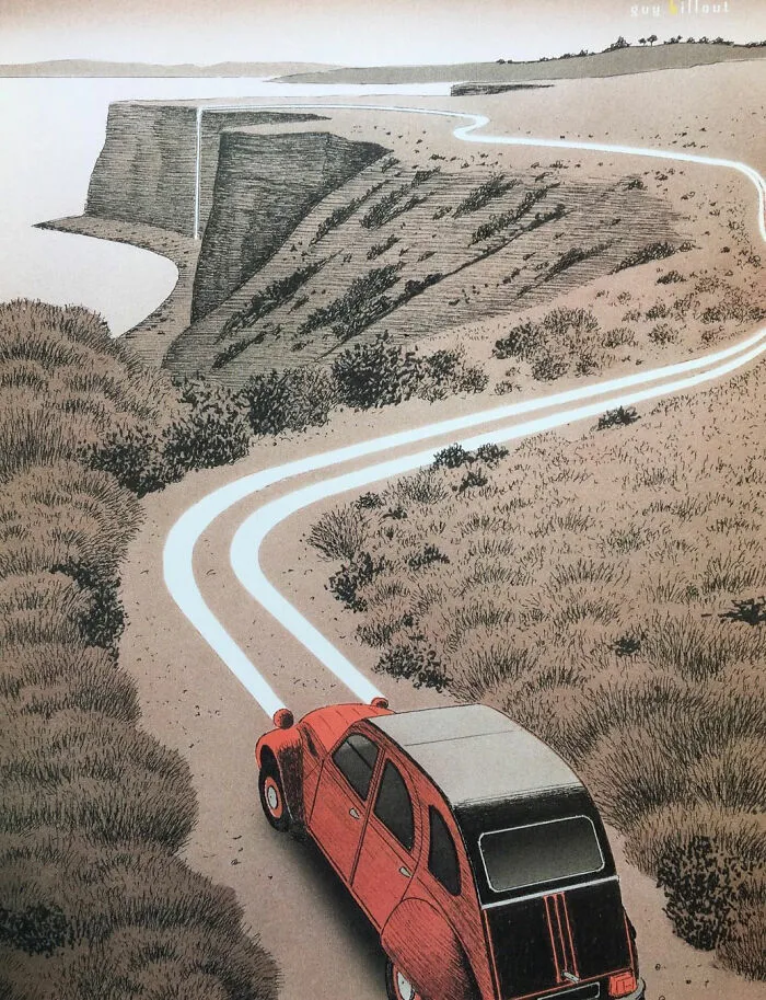 Este artista francés creó divertidas ilustraciones surreales que nos invitan a la reflexión