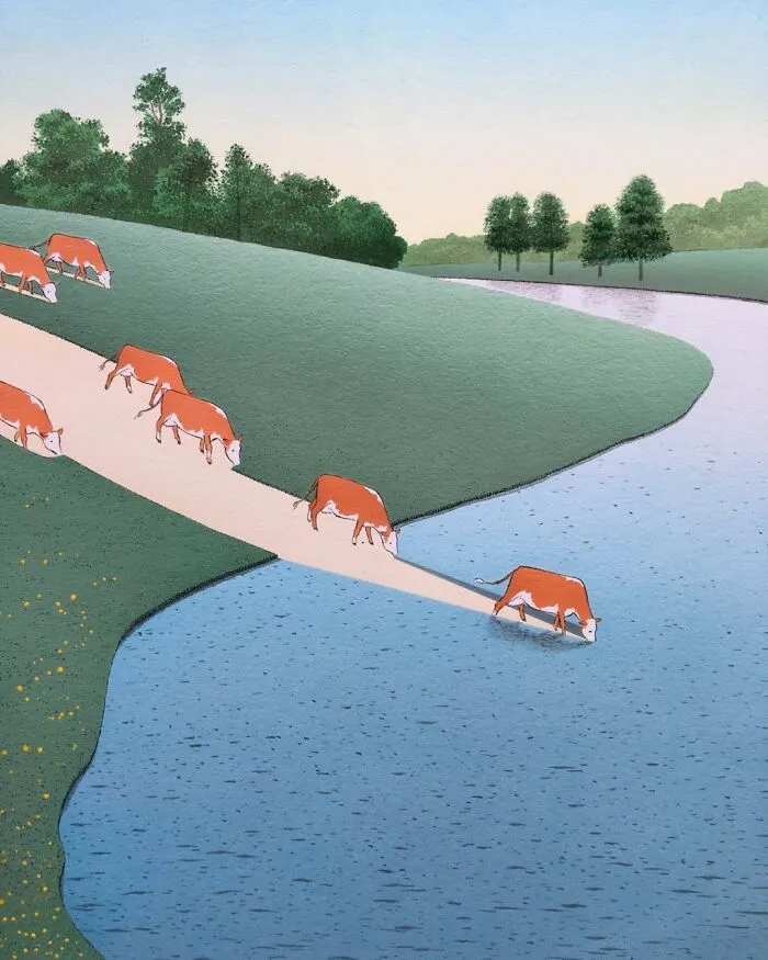 Este artista francés creó divertidas ilustraciones surreales que nos invitan a la reflexión