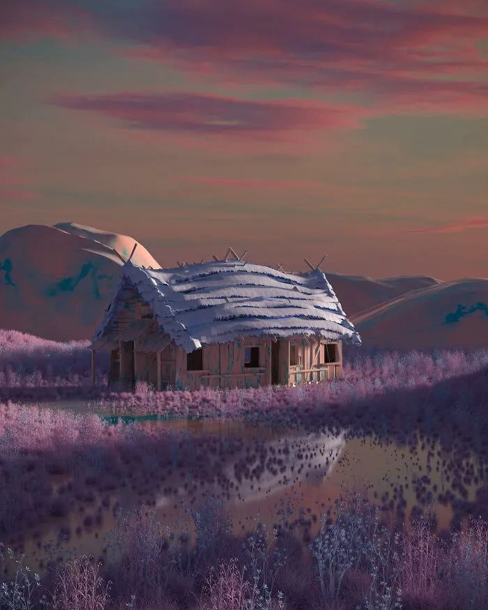 My 20 New Calming 3D Landscapes Designed To Inspire Tranquility, Stillness, And A Meditative State