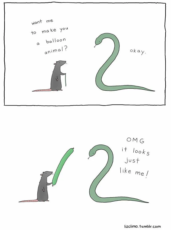 “The Simpsons” Animator Illustrates Humorous Everyday Moments Of Talking Animals (40 New Pics)