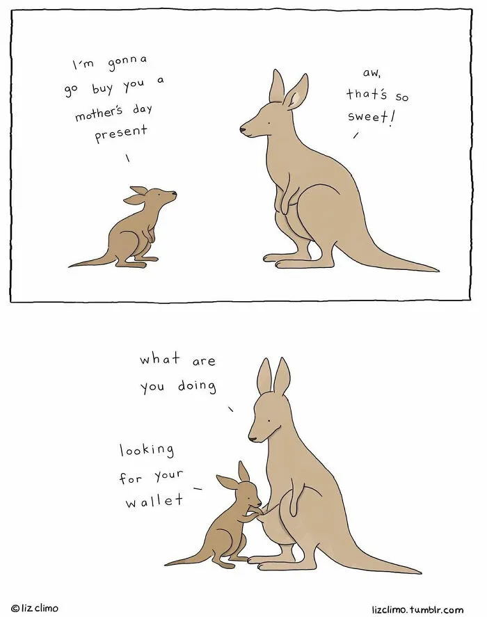 “The Simpsons” Animator Illustrates Humorous Everyday Moments Of Talking Animals (40 New Pics)