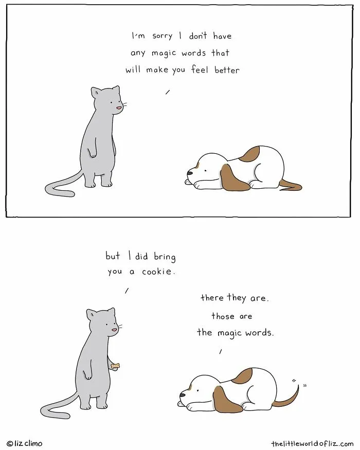“The Simpsons” Animator Illustrates Humorous Everyday Moments Of Talking Animals (40 New Pics)