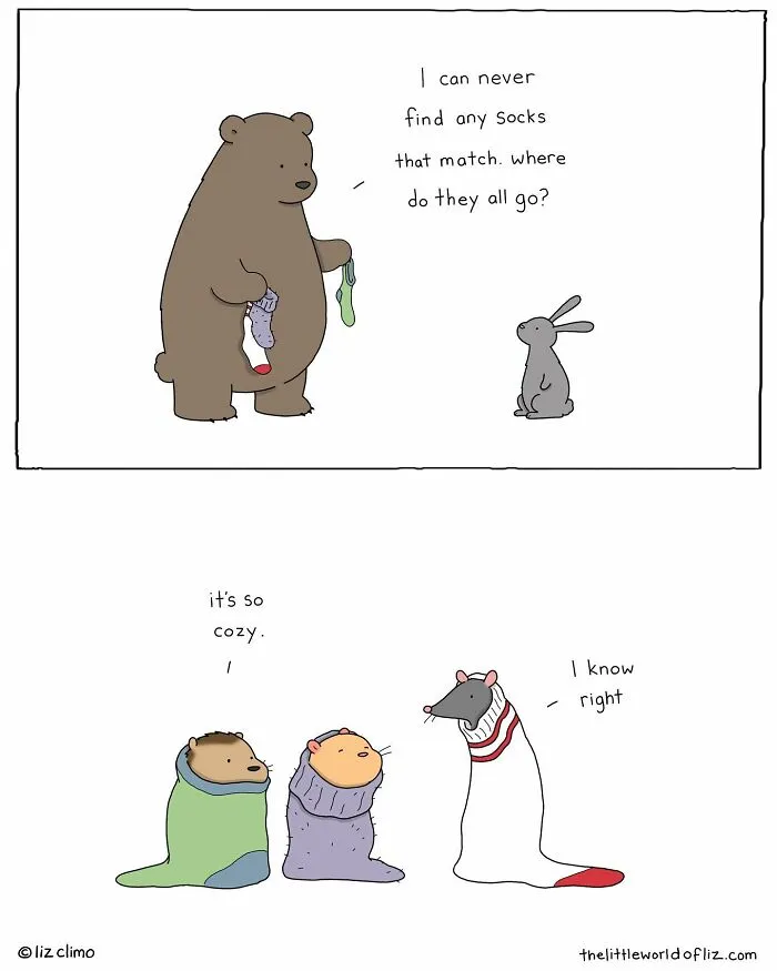 “The Simpsons” Animator Illustrates Humorous Everyday Moments Of Talking Animals (40 New Pics)