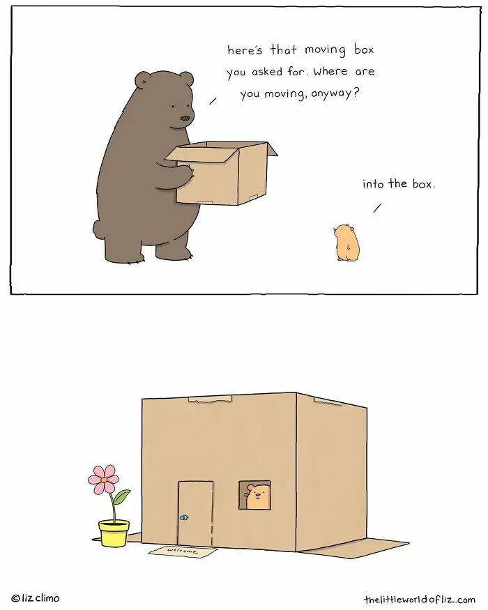 “The Simpsons” Animator Illustrates Humorous Everyday Moments Of Talking Animals (40 New Pics)