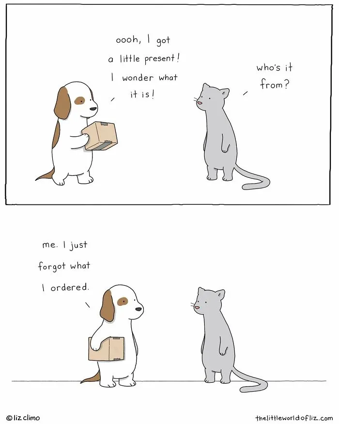“The Simpsons” Animator Illustrates Humorous Everyday Moments Of Talking Animals (40 New Pics)