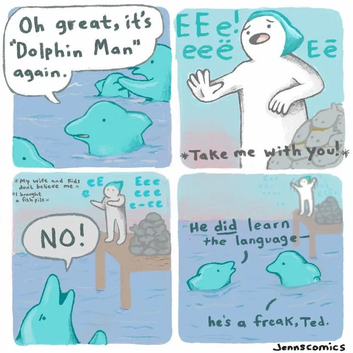 Jenna Noble's 40 Cute Yet Dark Comics With Unexpected Endings (New Pics)