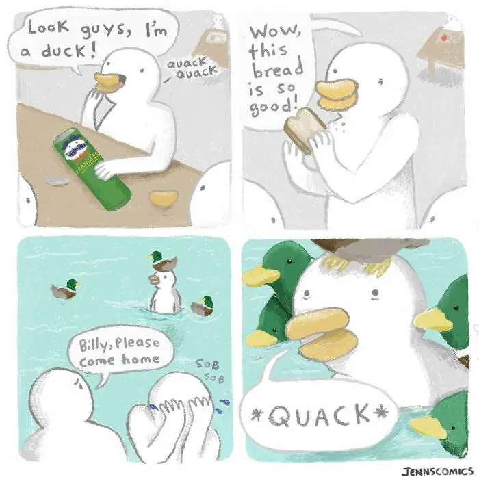 Jenna Noble's 40 Cute Yet Dark Comics With Unexpected Endings (New Pics)