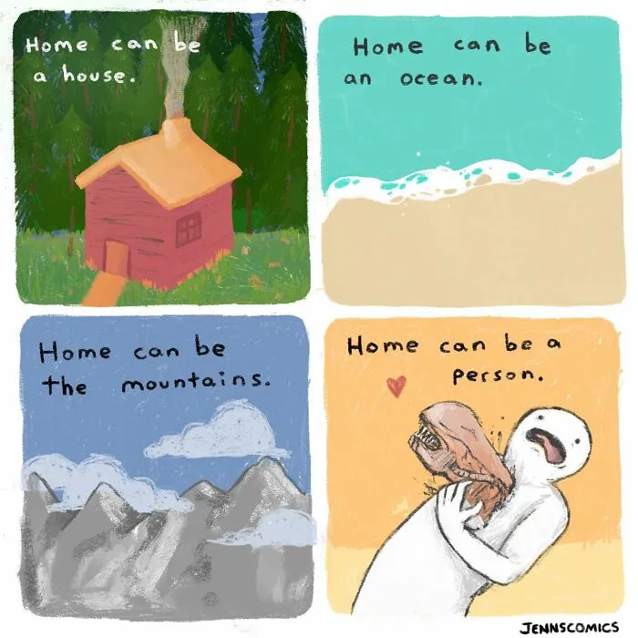 Jenna Noble's 40 Cute Yet Dark Comics With Unexpected Endings (New Pics)