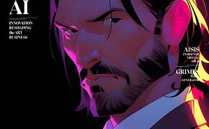 An Eye-Catching John Wick Cover For Rolling Stone Magazine Was Created Using Ai