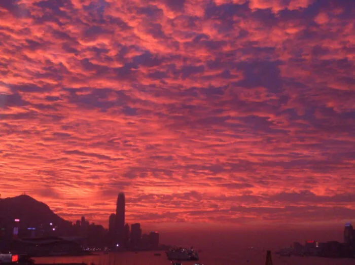 A Fiery Sunset In 2017