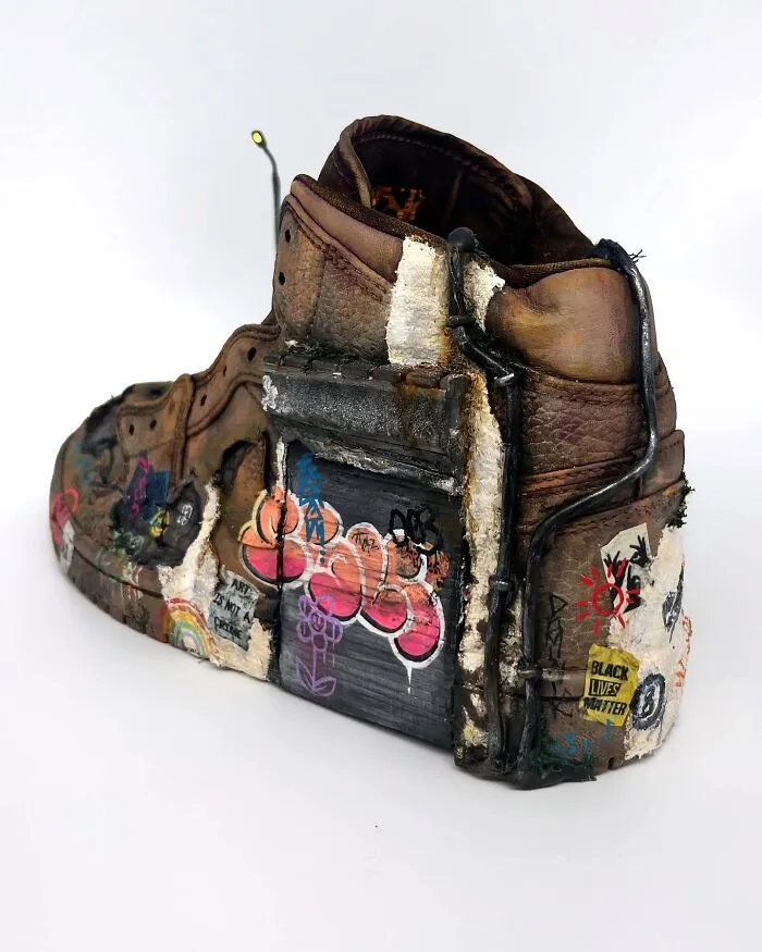 Villains Of The Art World - Air Jordan 1 Diorama