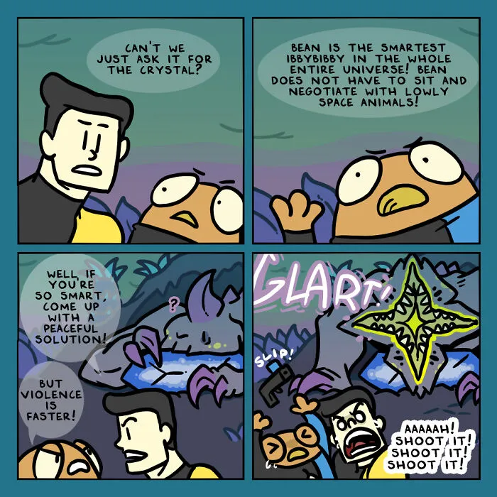 My 25 Whacky Comics About Humans And Aliens Working Together