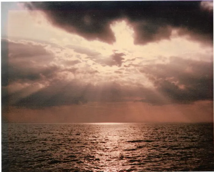 Off Coast Of Boston (Taken With Early Cardboard Box Camera)