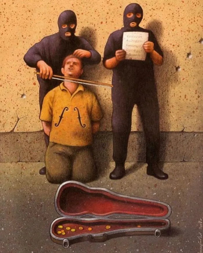 Metáforas sorprendentes sobre nuestra sociedad moderna ilustradas por el artista polaco Pawel Kuczynski