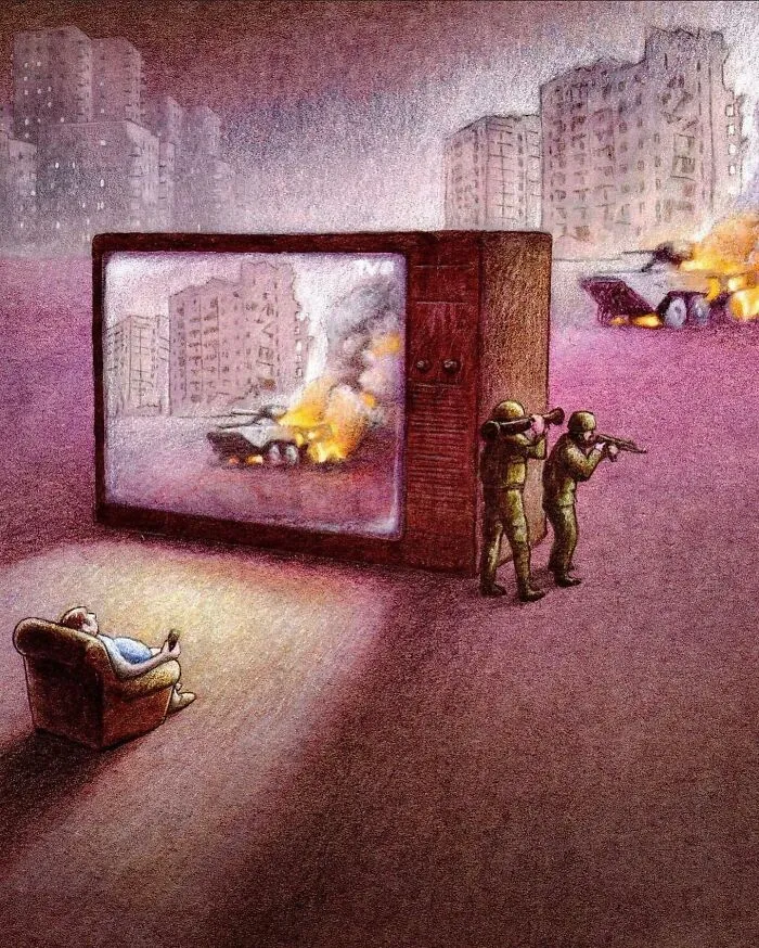 Illustrator Reveals What’s Wrong With Our Modern Society (35 New Works)