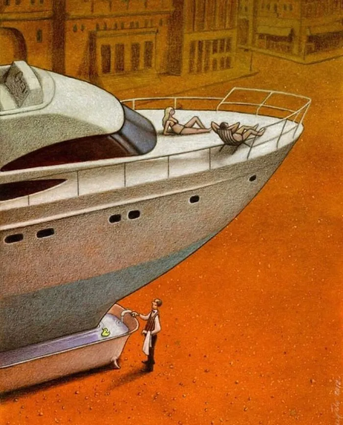 Metáforas sorprendentes sobre nuestra sociedad moderna ilustradas por el artista polaco Pawel Kuczynski