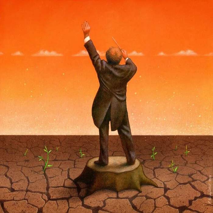 Metáforas sorprendentes sobre nuestra sociedad moderna ilustradas por el artista polaco Pawel Kuczynski