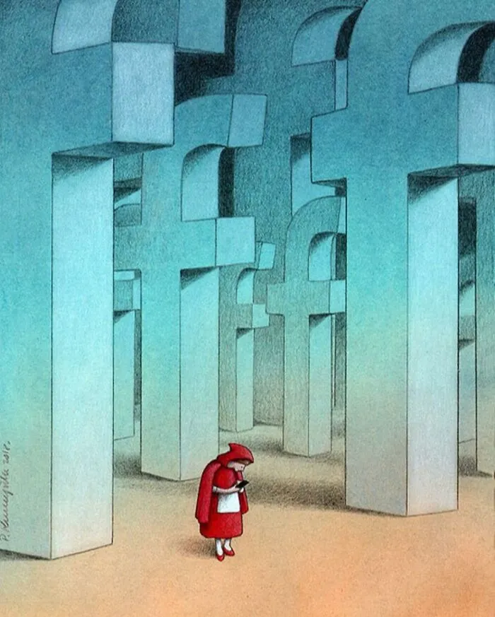 Metáforas sorprendentes sobre nuestra sociedad moderna ilustradas por el artista polaco Pawel Kuczynski