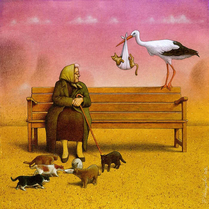 Metáforas sorprendentes sobre nuestra sociedad moderna ilustradas por el artista polaco Pawel Kuczynski