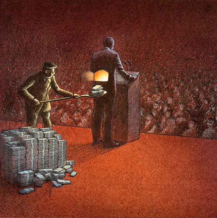 Metáforas sorprendentes sobre nuestra sociedad moderna ilustradas por el artista polaco Pawel Kuczynski
