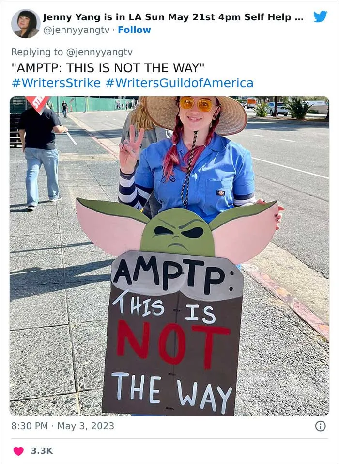 Writers Go On Strike And Of Course They Write The 30 Most Hilarious Signs For The Occasion
