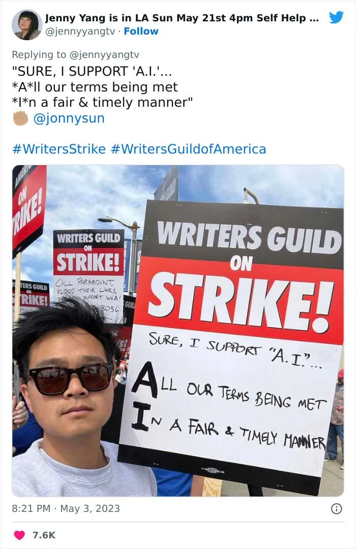 Writers Go On Strike And Of Course They Write The 30 Most Hilarious Signs For The Occasion