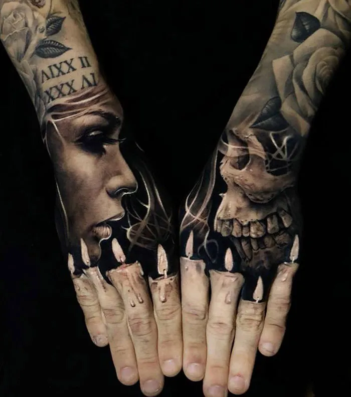 Optical Illusion Tattoo