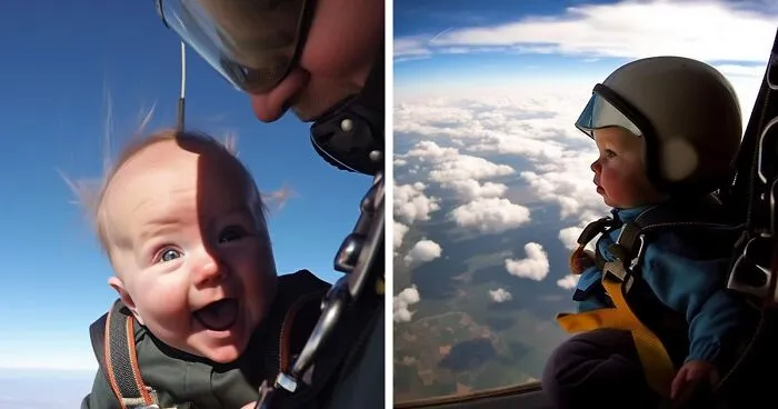 "Preschool Skydiving Classes": 25 Humorous AI-Generated Images By Timothy J. Nemeth