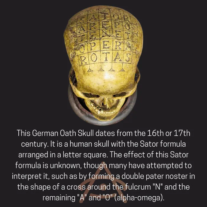 German Oath Skull