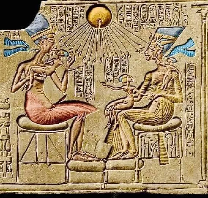 The Inscriptions That Akhenaten Left For His Wife Nefertiti On The Walls Of The Amarna Temples