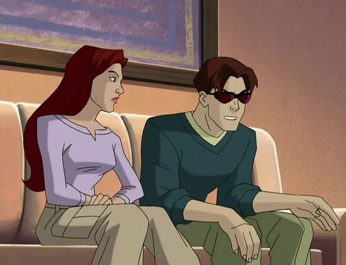 Scene from X-Men: Evolution" cartoon