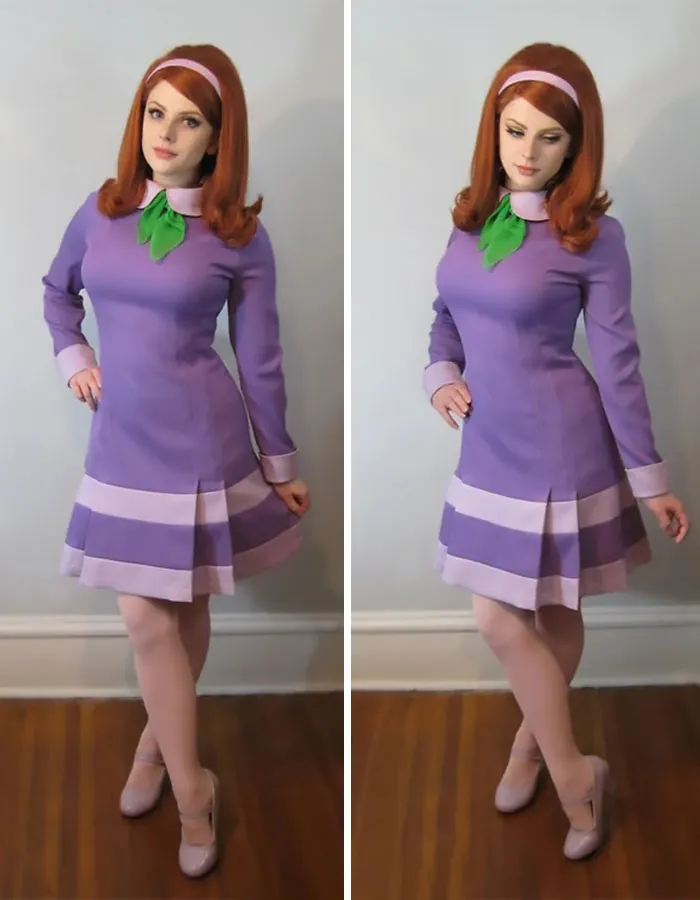 1960s Inspired Daphne Blake Cosplay Made Using A Dress Pattern From The 60s