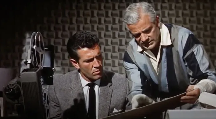 Dr. Stephen and  Dr. Ted looking at pictures 