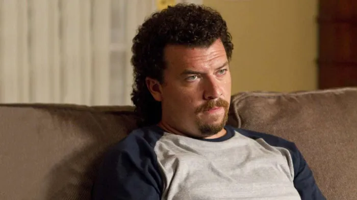 Sad man sitting on couch 