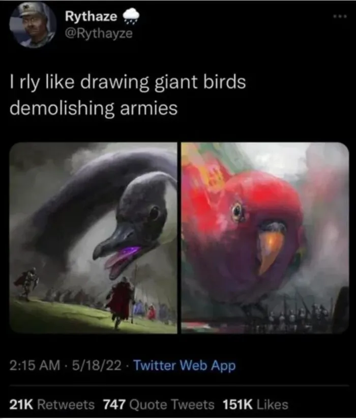 50 "Cursed" Pictures Shared By The 'Birds With Threatening Auras' Online Page