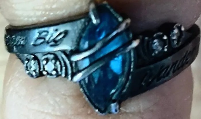 Neither Parent Finished Highschool So When I Got To Desighn My Ring My Dad Told Me To Go Crazy