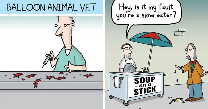 30 Single-Panel Comics For Those With A Darker Sense Of Humor By Artist Dave Blazek (New Pics)